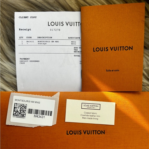 Louis Vuitton Montsouris Monogram Canvas Backpack main image 7